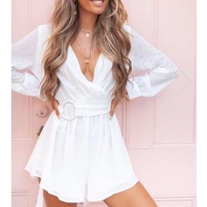 Polka dot play suit from Xenia boutique